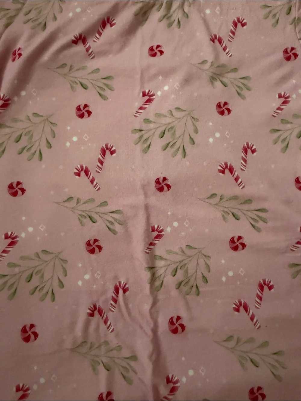 Fletch Pretty Peppermint Candy Cane Christmas PJ Set 3T GUC